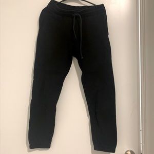TNA Cozy Fleece Perfect Sweatpants Black Size S